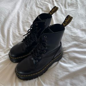 Dr Martins Platform Combat Boots